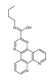 N-butylpyrazino[2,3-f][1,10]phenanthroline-3-carboxamide结构式