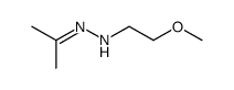 1-methoxy-2-<(1-methylethylidene)hydrazino>ethane结构式