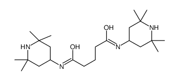 N,N'-bis(2,2,6,6-tetramethylpiperidin-4-yl)pentanediamide Structure