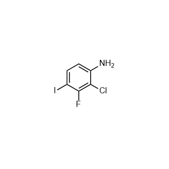 2-Chloro-3-fluoro-4-iodoaniline structure