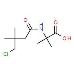 Alanine,N-(4-chloro-3,3-dimethyl-1-oxobutyl)-2-methyl-结构式