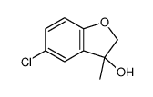 5-chloro-3-methyl-2H-1-benzofuran-3-ol Structure