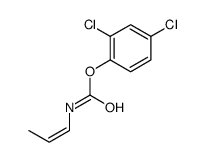 (2,4-dichlorophenyl) N-prop-1-enylcarbamate结构式