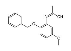 N-(5-methoxy-2-phenylmethoxyphenyl)acetamide结构式