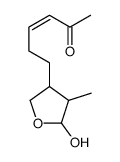 6-(5-hydroxy-4-methyloxolan-3-yl)hex-3-en-2-one结构式