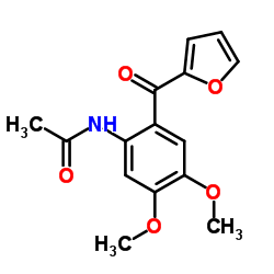 N-[2-(FURAN-2-CARBONYL)-4,5-DIMETHOXY-PHENYL]-ACETAMIDE结构式