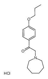 2-Azepan-1-yl-1-(4-propoxy-phenyl)-ethanone; hydrochloride结构式