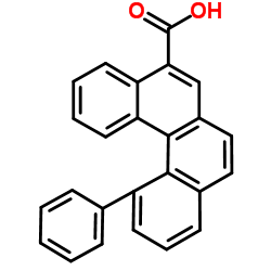 12-Phenylbenzo[c]phenanthrene-5-carboxylic acid结构式