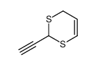 2-ethynyl-4H-1,3-dithiine结构式