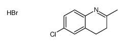 6-chloro-2-methyl-3,4-dihydroquinoline,hydrobromide Structure