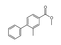 2-甲基-[1,1-联苯]-4-羧酸甲酯结构式
