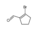 2-bromocyclopentene-1-carbaldehyde结构式