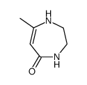 7-methyl-3,4-dihydro-1H-1,4-diazepin-5(2H)-one结构式