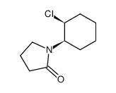 1-((1R,2S)-2-Chloro-cyclohexyl)-pyrrolidin-2-one Structure