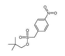 2,2-dimethylpropyl (4-nitrophenyl)methanesulfonate结构式