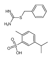 p-cyneme-2-sulphonic acid S-benzylisothiouronium salt结构式