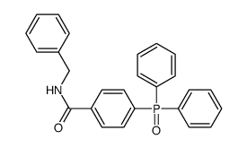 N-benzyl-4-diphenylphosphorylbenzamide结构式