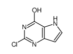 2-Chloro-3H-pyrrolo[3,2-d]pyrimidin-4(5H)-one structure