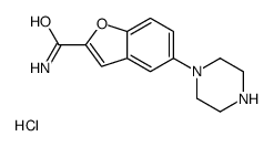 5-(1-哌嗪基)-2-苯并呋喃甲酰胺盐酸盐图片