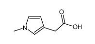 (1-Methyl-1H-pyrrol-3-yl)acetic acid Structure