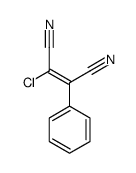 2-chloro-3-phenylbut-2-enedinitrile Structure