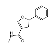 N-methyl-5-phenyl-4,5-dihydro-1,2-oxazole-3-carboxamide Structure
