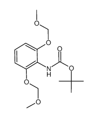 tert-butyl (2,6-bis(methoxymethoxy)phenyl)carbamate结构式
