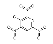3-chloro-2,4,6-trinitropyridine Structure