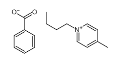 1-butyl-4-methylpyridin-1-ium,benzoate Structure