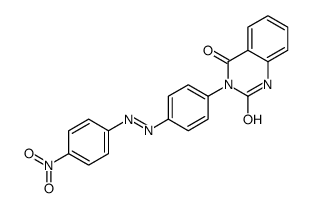 3-[4-[(4-nitrophenyl)diazenyl]phenyl]-1H-quinazoline-2,4-dione Structure