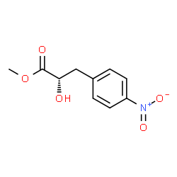 (S)-methyl 2-hydroxy-3-(4-nitrophenyl)propanoate Structure