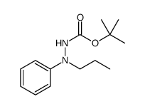 Hydrazinecarboxylic acid, 2-phenyl-2-propyl-, 1,1-dimethylethyl ester结构式