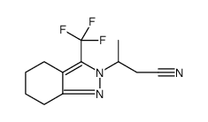 2H-Indazole-2-propanenitrile, 4,5,6,7-tetrahydro-β-methyl-3-(trifluoromethyl) Structure