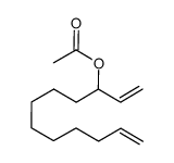 acetic acid 1-vinyldec-9-enyl ester Structure