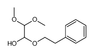 2,2-dimethoxy-1-(2-phenylethoxy)ethanol picture