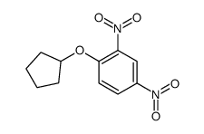 1-cyclopentyloxy-2,4-dinitrobenzene结构式