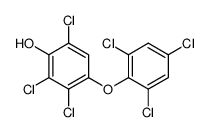 2,3,6-trichloro-4-(2,4,6-trichlorophenoxy)phenol Structure