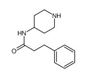 Benzenepropanamide, N-4-piperidinyl Structure