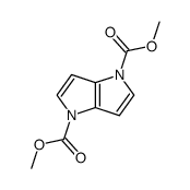 N,N-dimethoxycarbonyl-1,4-dihydropyrrolo(3.2-b)pyrrole Structure