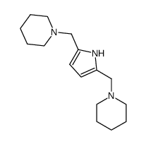 2,5-bis((piperidino)methylene)-1H-pyrrole Structure