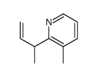 2-but-3-en-2-yl-3-methylpyridine结构式