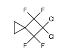 5,5-dichloro-4,4,6,6-tetrafluorospiro<2.3>hexane Structure