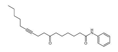 7-Oxo-hexadec-10-insaeureanilid结构式