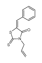 3-Allyl-5-benzyliden-2-thioxothiazolidin-4-on Structure