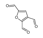 furan-2,3,5-tricarbaldehyde Structure