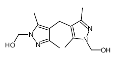 [4-[[1-(hydroxymethyl)-3,5-dimethylpyrazol-4-yl]methyl]-3,5-dimethylpyrazol-1-yl]methanol Structure