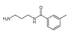 N-(3-aminopropyl)-3-methylbenzamide结构式