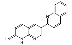 6-(2-Quinolinyl)-1,8-naphthyridin-2-amine Structure