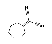 1,1-dicyano-2,2-hexamethyleneethene Structure