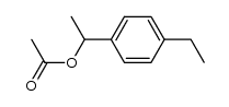 1-(α-acetoxyethyl)-4-ethylbenzene结构式